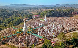 Szańskie pagody w Kakku
