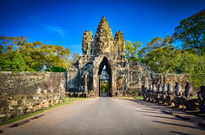 Wycieczka do Kambodży: Angkor, południowa brama