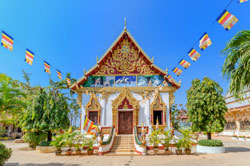 Wycieczka do Laosu: Wat Luang, Pakse