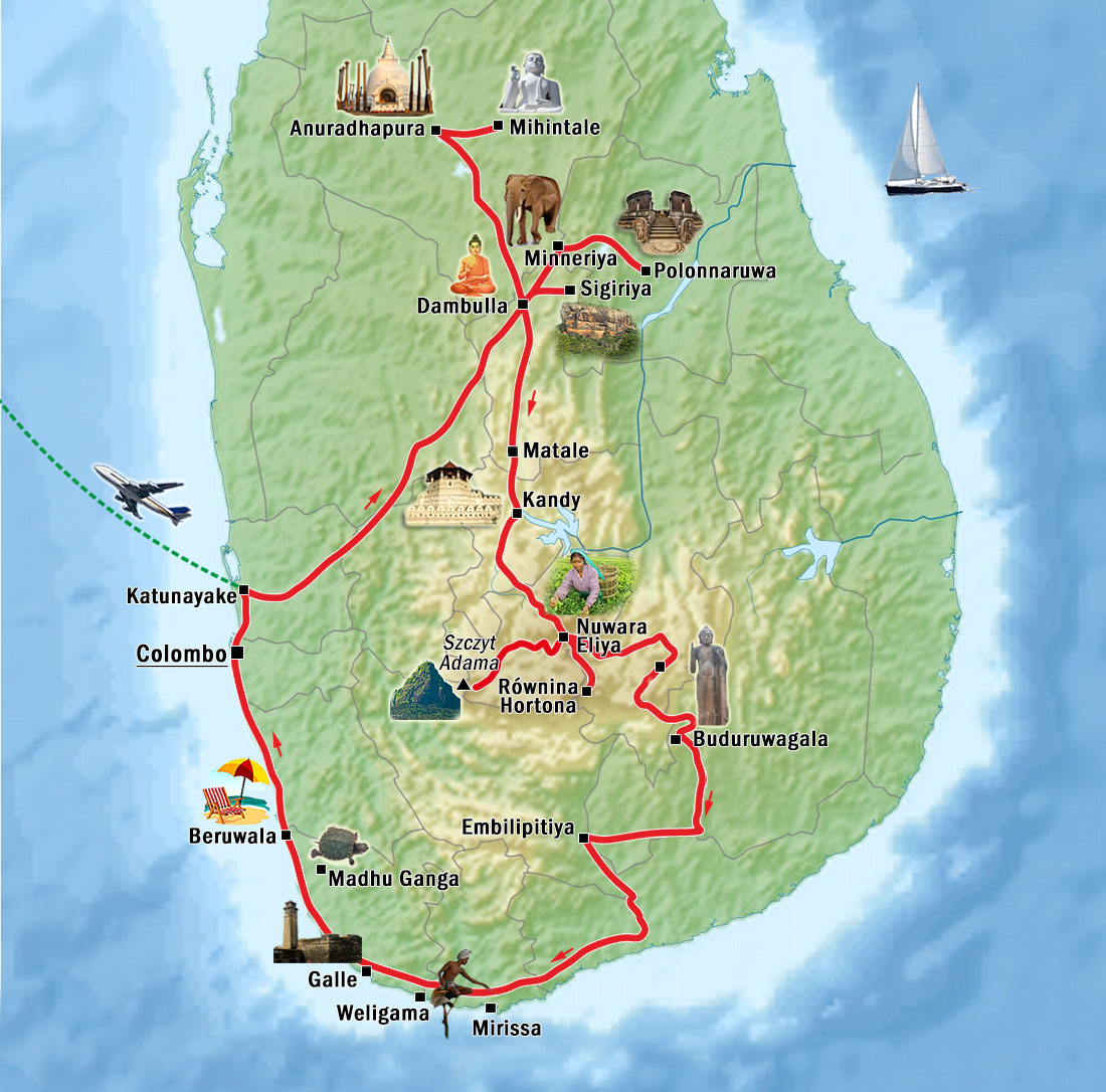 Sri Lanka Wycieczka Objazdowa Z Pobytem Na Plazy 14 Dni